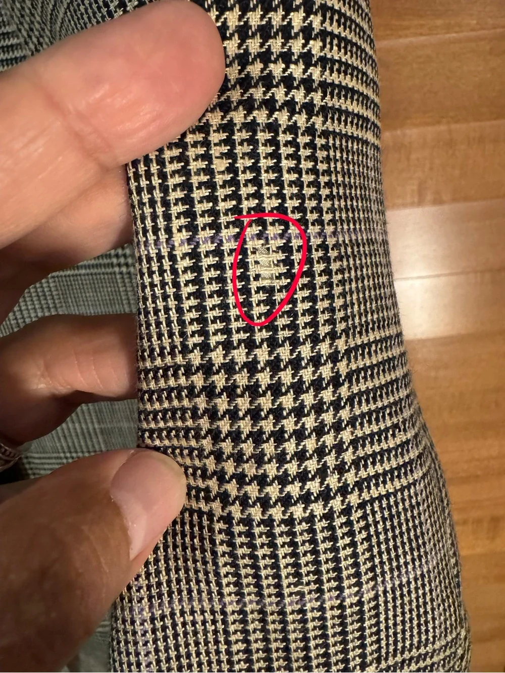 Polo by Ralph Lauren Glen Plaid Sport Coat in White/Black Wool & Flax 42L READ - Picture 9 of 16